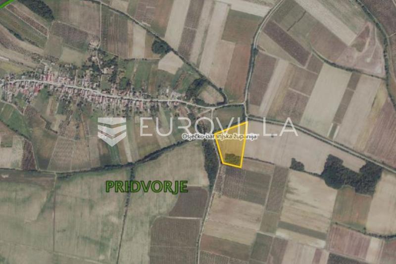 Drenje, Pridvorje, poljoprivredno zemljište s dijelom šumom - 2