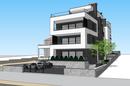 Vodice, NYBYGG, treroms leilighet på stranden, 121 m² - 2