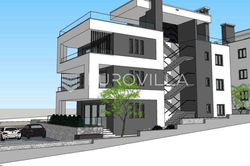 Vodice, NYBYGG, treroms leilighet på stranden, 121 m² - 3