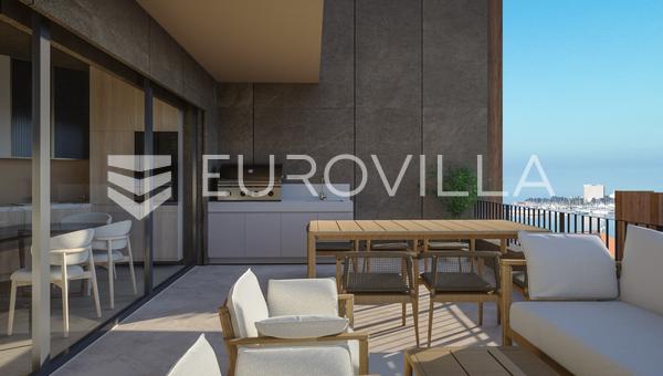 İstriya, Umag - Green Tower Residence, Teraslı Üç Yatak Odalı Daire, 1. Kat
