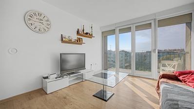 Istria, Pula, slnečný apartmán s terasou a výhľadom na mesto