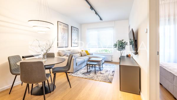 Zagreb, Črnomerec, vrhunski dvosoban stan površine 46,21 m² s garažnim parkirnim mjestom