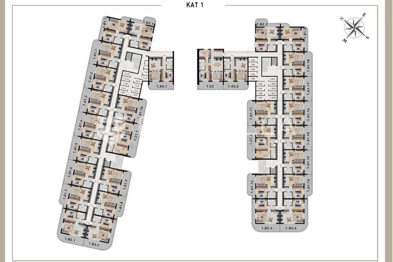 Zadar, Crvene Kuće - First-Floor One-Bedroom Apartment with Loggia and Large Balcony, 57.15 m² - 27