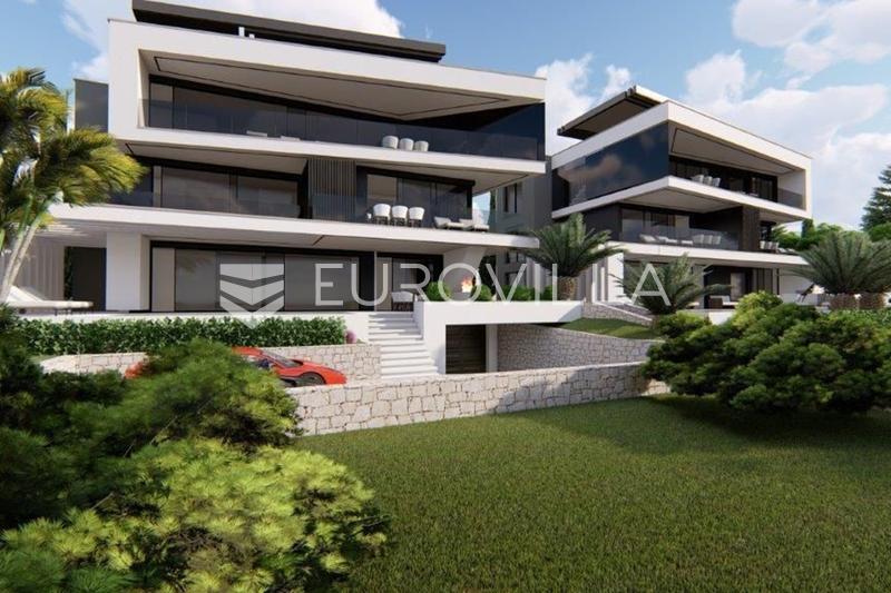 Zadar, Petrčane, luxurious, modernly furnished apartment on the ground floor with swimming pool