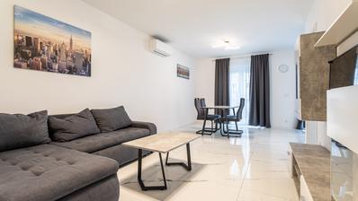 Kastel Novi, un apartamento de dos dormitorios en una residencia de nueva construcción disponible para alquiler a largo 