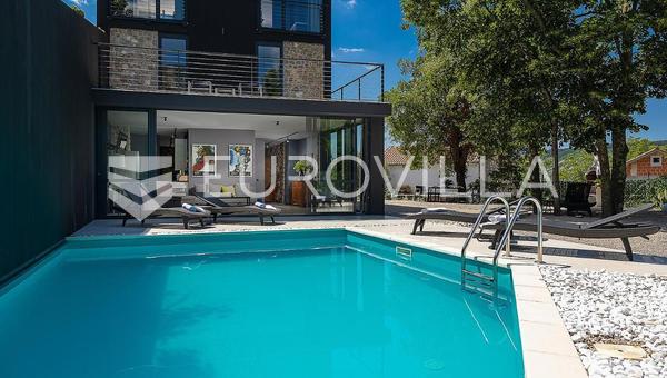 Grizane, Dolinci, casa de pedra recém-construída de 270 m² com piscina e sauna