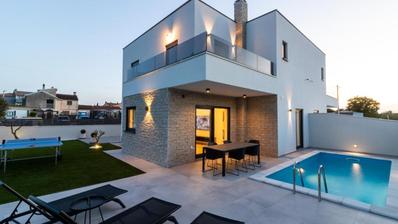 Istrien, Sisan, långtidsuthyrning av en modern villa med pool