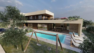 Murvica, Zadar - Moradia contemporânea com piscina e área de bem-estar numa localização tranquila