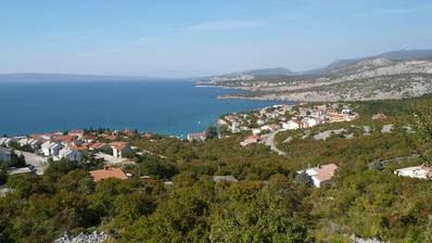 N.Vinodolski, Klenovica, građevinsko zemljište, 2508 m², pogled na more