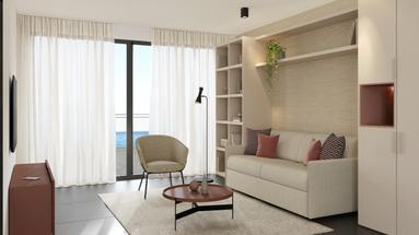 Ístria, Umag, uma atraente cobertura de três quartos em um novo edifício de 159 m²