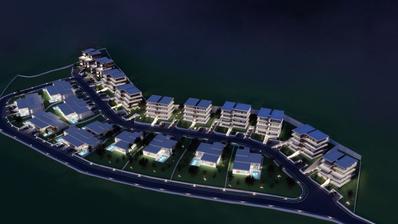 Karlobag, Cesarica, građevinsko zemljište s projektom, 628 m², S21