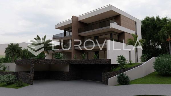 Rijeka, Kantrida, modern dört odalı daire, NKP 86,47 m2, deniz manzaralı