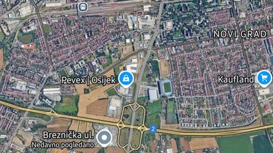 Osijek, Trpimirova ulica, građevinsko/poljoprivredno zemljište 5669 m²