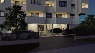 Zagreb, Trnava, kahden huoneen huoneisto erinomaisessa uudisrakennuksessa, 47 m²