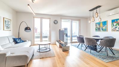 Zagreb, Ravnice, viehättävä neljän huoneen asunto, 123 m²