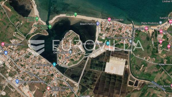 ZADAR, NIN, građevinsko zemljište 740 m²