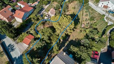 Mali Lošinj, Nerezine, Ekskluzivno građevinsko zemljište 200m od mora, 1500 m²