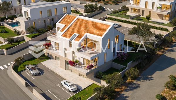 Brac, Supetar, apartamento de un dormitorio en planta baja con jardín