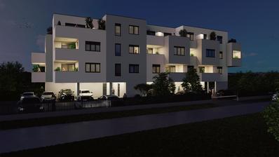 Zágráb, Trnava, egy háromszobás lakás egy kiváló, új építésű épületben, 59 m2-es.
