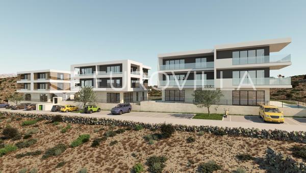 Zadar, Vinjerac, apartamento de dos dormitorios A3, vistas al mar, 1ª planta