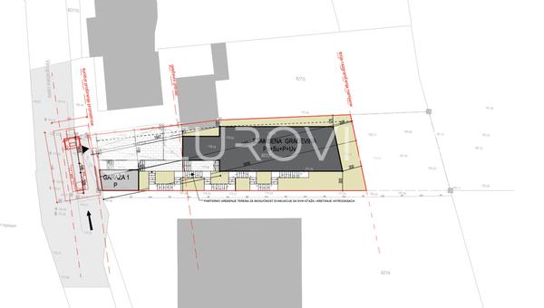 Zagreb, Vinogradska cesta, bouwperceel 587 m² met conceptueel ontwerp