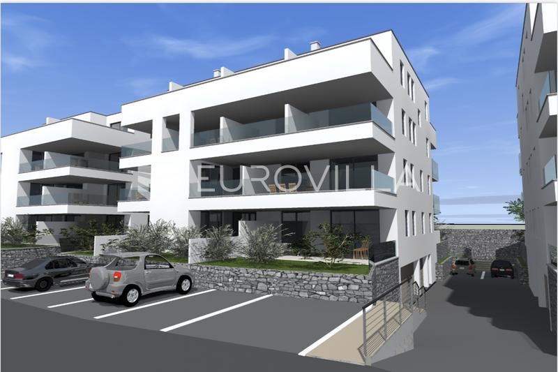 Pag, Povljana, two bedroom apartment in a top new building, 77.35 m²