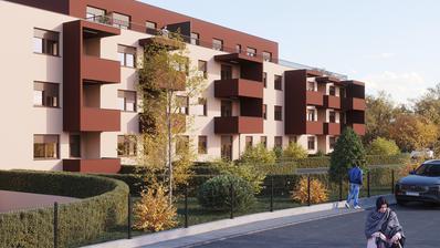 Novi Zagreb, Slobostina, NYBYGGERI, To-værelses lejlighed 60,46 m²
