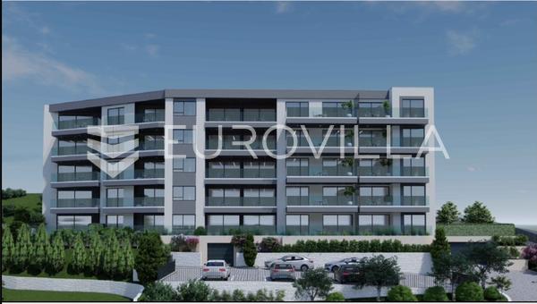 Luxus egy hálószobás új építésű lakás Makarskán, 1. emelet, tengerre néző, 59,38 m²