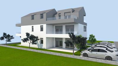 Pag, Povljana, jednosobni stan na prvom katu, NOVOGRADNJA, 49,59 m²