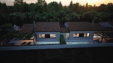 Istra, Kaštelir, Moderna prizemnica u nizu, NKP 87,4 m2 
