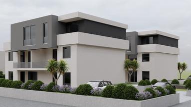 Pag, Simuni, Két hálószobás apartman a második sorban a tengerhez