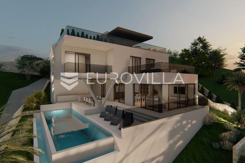 Omiš, building land with permission to build two villas - 12