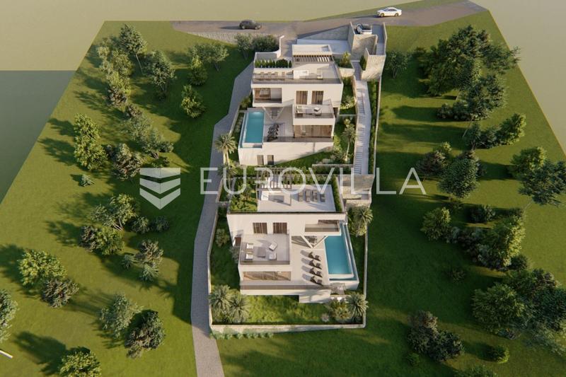 Omiš, building land with permission to build two villas - 14