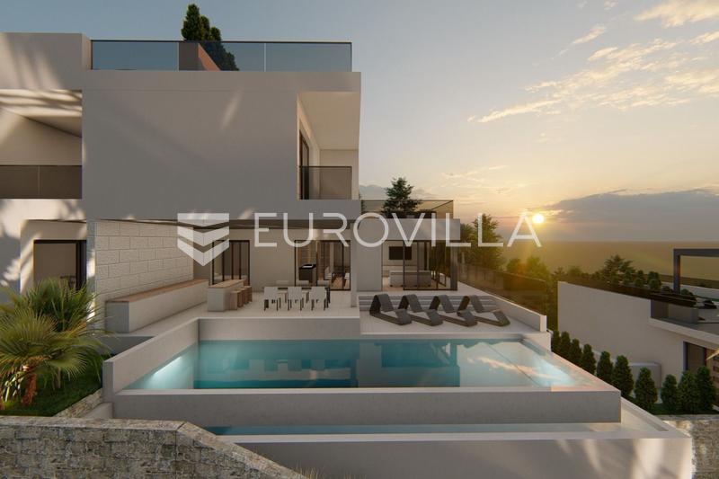 Omiš, building land with permission to build two villas - 3