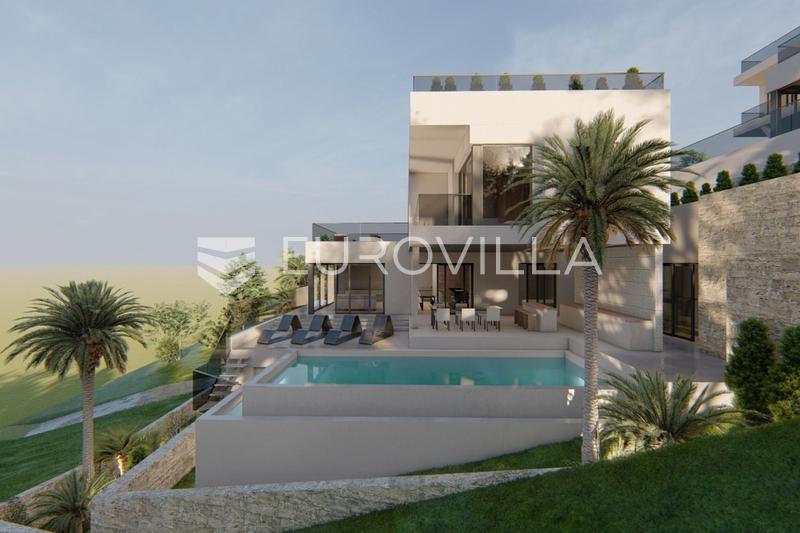 Omiš, building land with permission to build two villas - 11