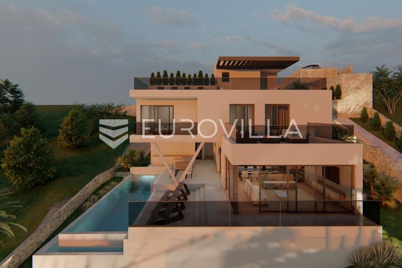 Omiš, building land with permission to build two villas - 4