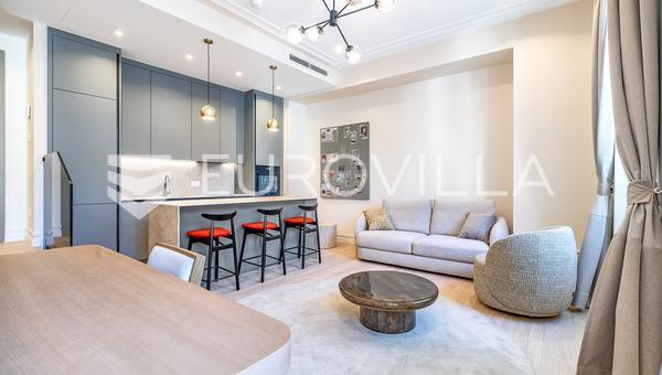 Zágráb, luxus egyszobás lakás a központban, 44 m²