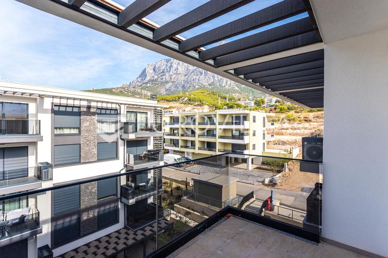 Makarska, møbleret toværelses lejlighed med garageparkeringsplads i en luksusbygning med pool - 17