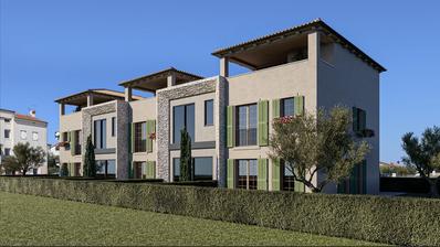 Istra, Poreč - NOVOGRADNJA, modena kuća u nizu NKP 83,65 M2