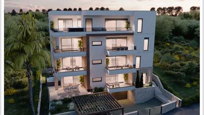 Primošten, dvosobni stan na 1. katu novogradnje s pogledom na more