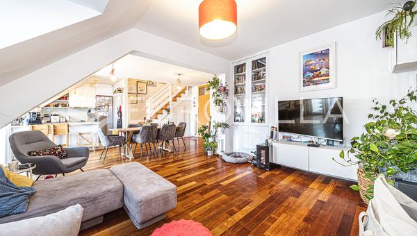 Zagreb, Prečko, a beautiful two-story apartment with a net area of 133.58 m²