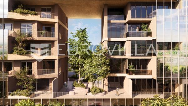 Zágráb, Strojarska - Vukovarska, AVENUE V - EXKLUZÍV PROJEKT, háromszobás lakás NKP 80,58 m2