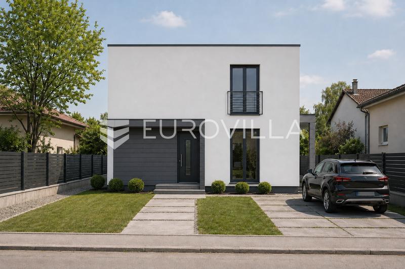 Osijek, Antunovac, działka budowlana o powierzchni 702 m² z projektem domu prefabrykowanego - 1
