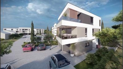 Istria, Pola, moderno attico in un nuovo edificio con parcheggio e deposito