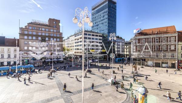 Centrum, náměstí bána Jelačiće - kancelářské prostory 180 m²