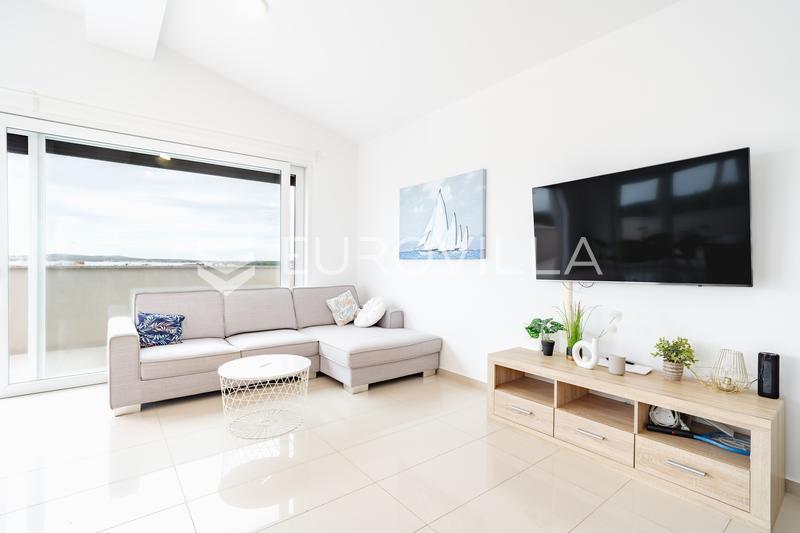 Zadar, Privlaka - moderne toværelses penthouse med rummelig terrasse og havudsigt - 16