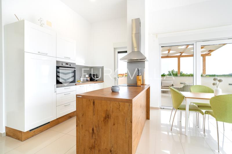 Zadar, Privlaka - moderne toværelses penthouse med rummelig terrasse og havudsigt - 17