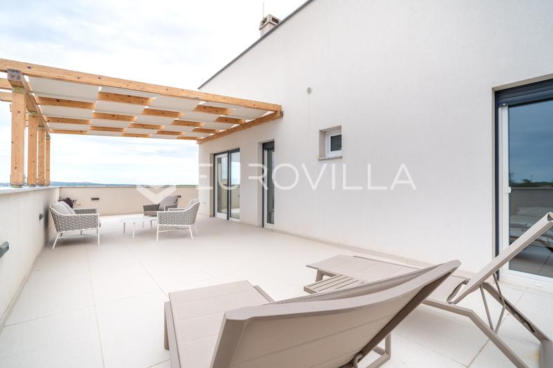 Zadar, Privlaka - moderne toværelses penthouse med rummelig terrasse og havudsigt - 31