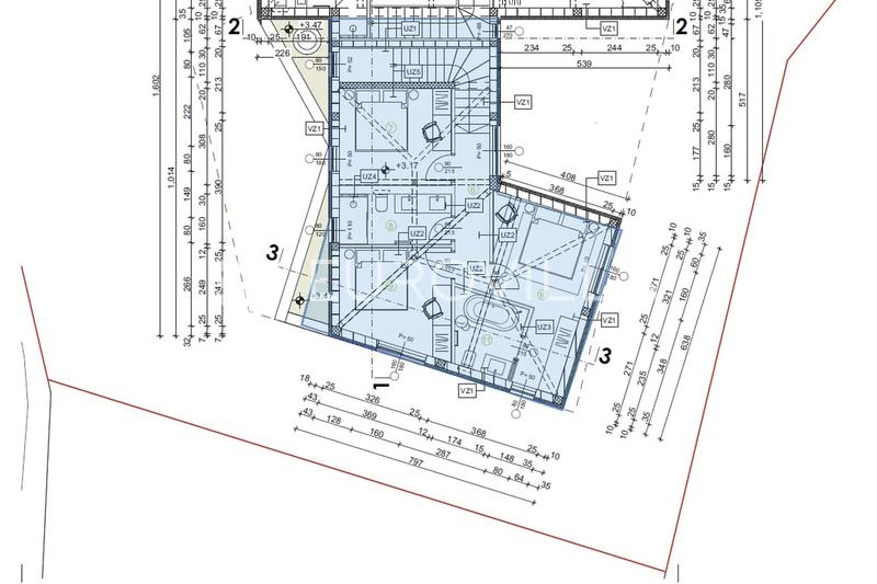 Istrie, Novigrad, maison jumelée moderne en construction avec jardin privé - 8