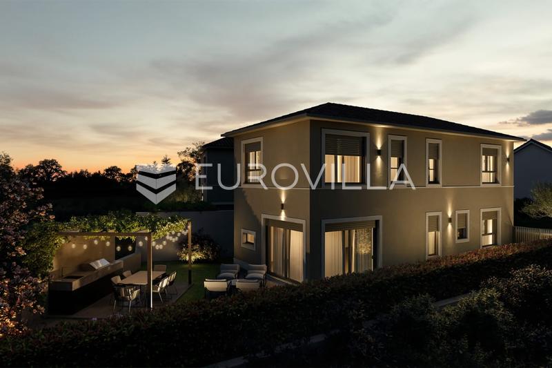 Istrie, Novigrad, maison jumelée moderne en construction avec jardin privé - 6